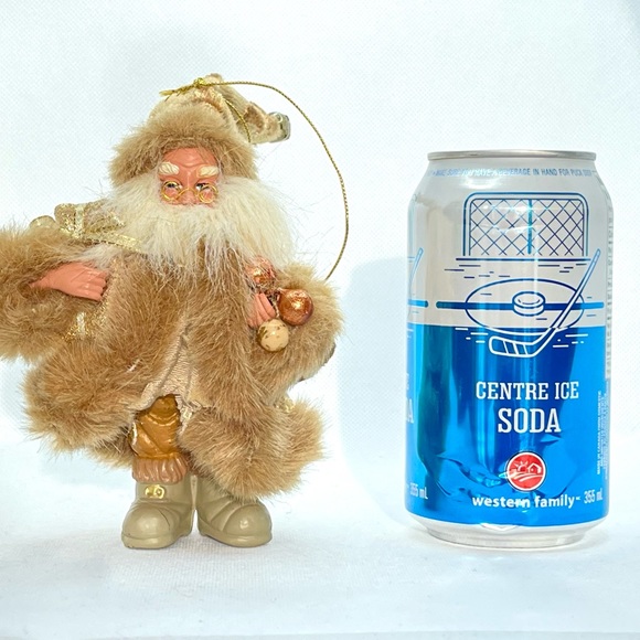 Natural Tone Santa Claus Christmas Tree Ornaments 4 - Picture 9 of 16